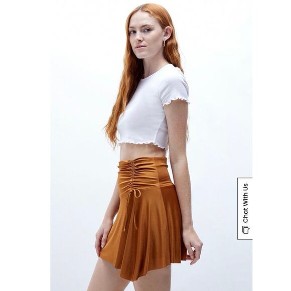 FREE PEOPLE WHO'S THAT SKIRT MINI SKIRT WOMEN'S SIZE M - Picture 3 of 8